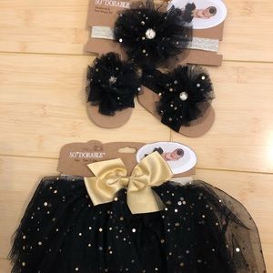 So’Dorable Tutu and Headwrap & Footwrap set NEW